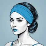 blue headband image